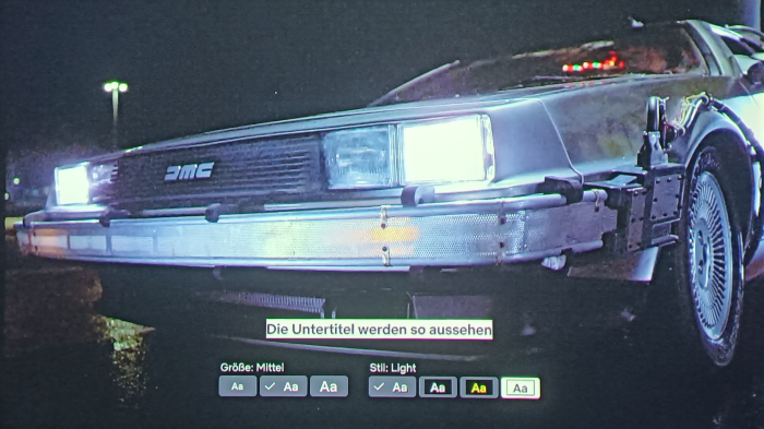 Einer der drei neuen Stile für Netflix-Untertitel (Bild: Ingo Pakalski/Golem.de)