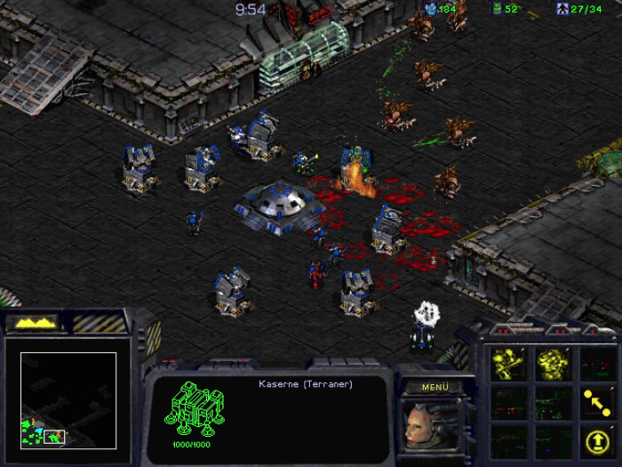 Die Kämpfe zwischen Terranern und Zerg enden oft in einem Blutbad. (Bild: Blizzard/Screenshot: Medienagentur Plassma)