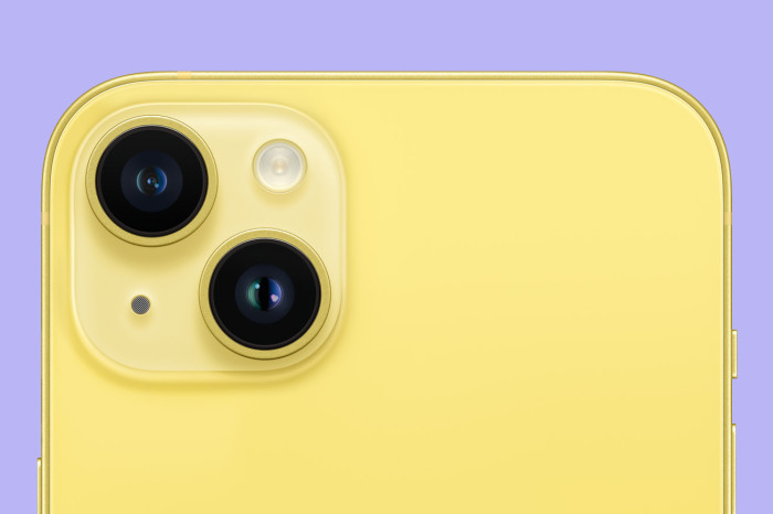 iPhone 14 in Gelb (Bild: Apple)