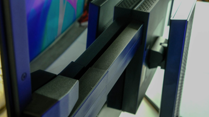 Teleskoparme im eingefahrenen Zustand (Bild: Oliver Nickel/Golem.de)