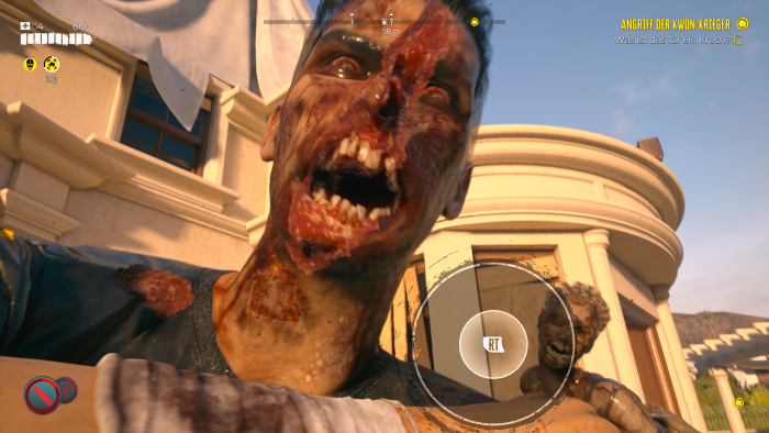 So nah kommen uns die Zombies zum Glück nur selten. (Bild: Dambuster Games/Screenshot: Golem.de)