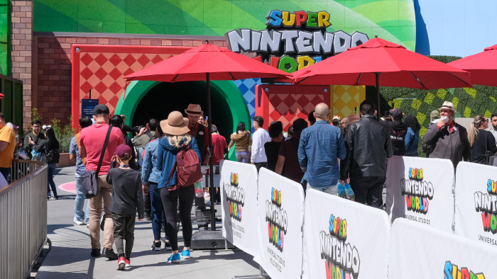 Hier geht es von den Universal Studios in die Super Nintendo World. (Bild: Steinlechner/Golem.de)