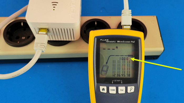 1.000 MBit/s am Devolo WiFi 6 Repeater 3000 (Bild: Harald Karcher)