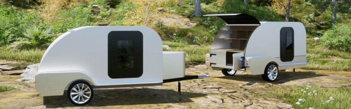 Colorado Teardrops Zweier-  und Viererwohnwagen  (Bild: Colorado Teardrops)