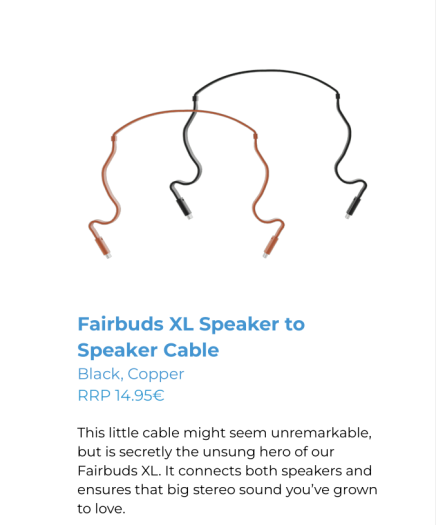 Diese Ersatzteile gibt es für den ANC-Kopfhörer Fairbuds XL. (Bild: Fairphone)