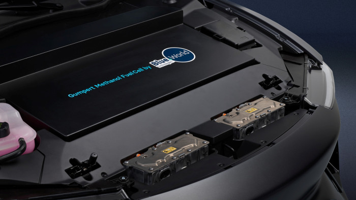 Die Methonal-Brennstoffzelle liefert nur wenig Leistung, benötigt aber keine aufwendigen Drucktanks für den Wasserstoff.  (Foto: Gumpert)