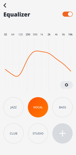 Der Equalizer der Tour Pro 2 erlaubt umfangreiche Anpassungen. (Bild: JBL/Screenshot: Golem.de)