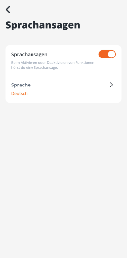 Die Sprachansagen der Tour Pro 2 sind abschaltbar. (Bild: JBL/Screenshot: Golem.de)