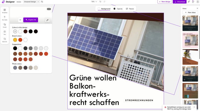 Microsoft Designer (Bild: Golem.de)