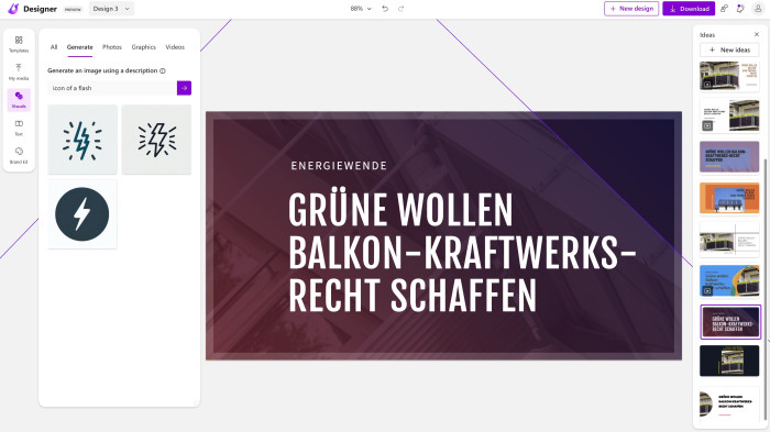 Microsoft Designer (Bild: Golem.de)