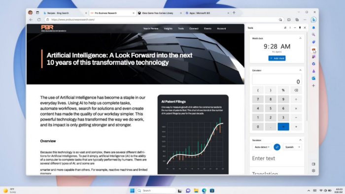 Microsoft Edge im neuen Design (Bild: Microsoft)