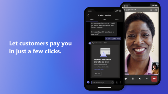 Microsoft Teams Payments (Bild: Microsoft)