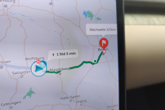 Ebenfalls unsinnig war dieser Vorschlag. Es verlängert die Ladezeit unnötig, wenn man mit 325 km Restreichweite am Ziel ankommen will.  (Foto: Friedhelm Greis/Golem.de)