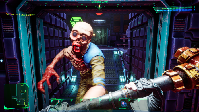 Die Monster sehen nicht besonders gruselig aus. (Bild: Night Dive Studios/Screenshot: Golem.de)