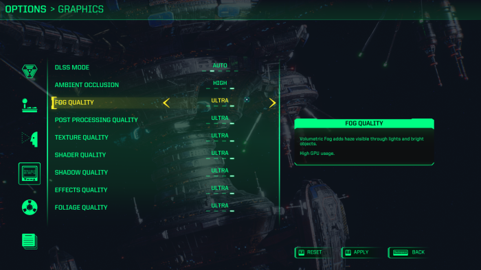 Das Grafikmenü auf PCs. (Bild: Night Dive Studios/Screenshot: Golem.de)