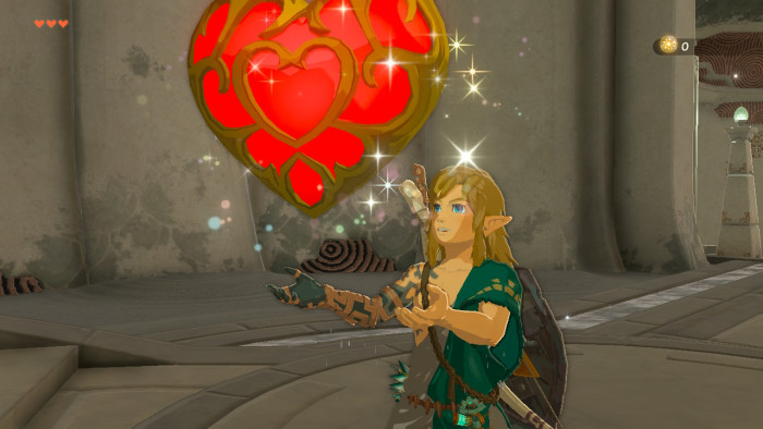 Hurra - wir haben eines unserer Lebensbalken-Herzen wiedergefunden! (Bild: Nintendo/Screenshot: Golem.de)