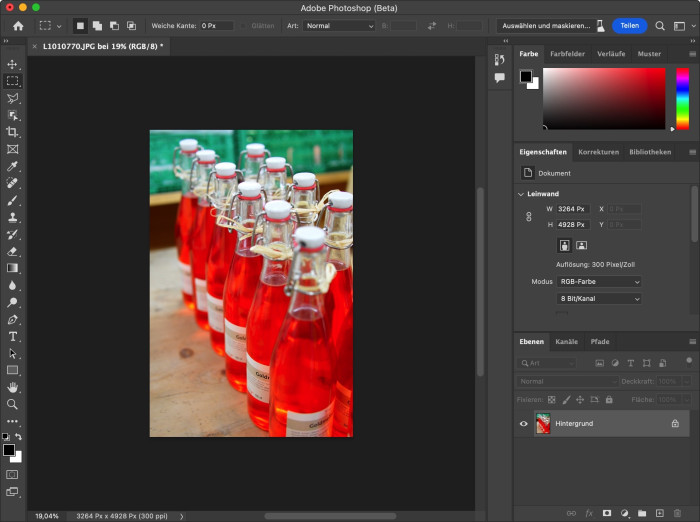 So wird aus einem Hochkantbild ... (Foto: Andreas Donath)