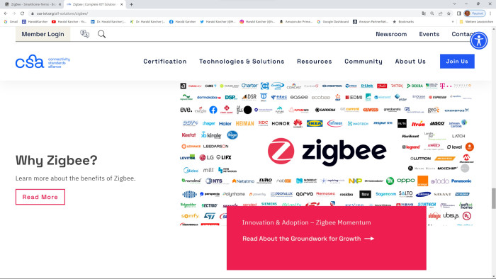 Hunderte Firmen haben in Summe schon über 4.000 Zigbee-Geräte auf den Markt gebracht. (Bild: CSA/Screenshot: Harald Karcher)