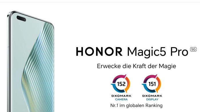 Das Honor Magic5 Pro verspricht 2x2-Stream-802.11be alias Wi-Fi 7. Für viele Käufer dürfte aber die starke Handykamera noch viel wichtiger sein. (Bild: Harald Karcher, Screenshot aus der Honor-Website)