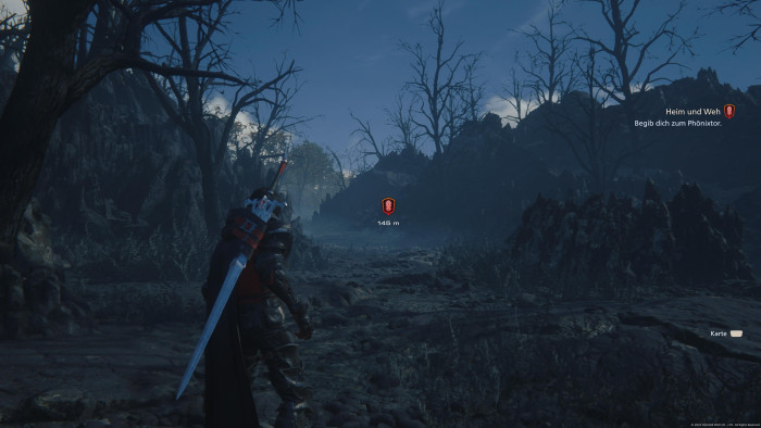 Gelegenltich müssen wir durch sehr düstere Umgebungen. (Bild: Square Enix/Screenshot: Golem.de)