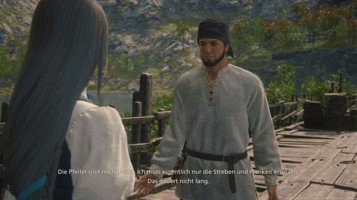 Im Gespräch mit einem Passanten (Bild: Square Enix/Screenshot: Golem.de)