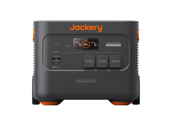 Die Anschlüsse der Explorer 2000 Plus (Bild: Jackery)