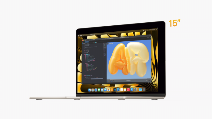 Macbook Air 15 (Bild: Apple/Screenshot: Golem.de)