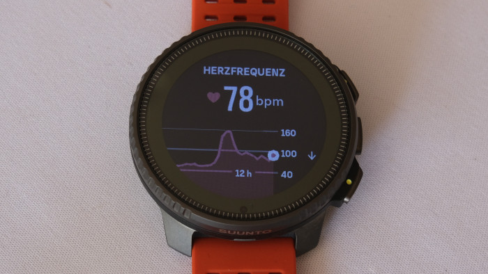 Im Alltag macht die Herzfrequenzmessung der Vertical durchaus einen guten Eindruck. (Bild: Steinlechner/Golem.de)