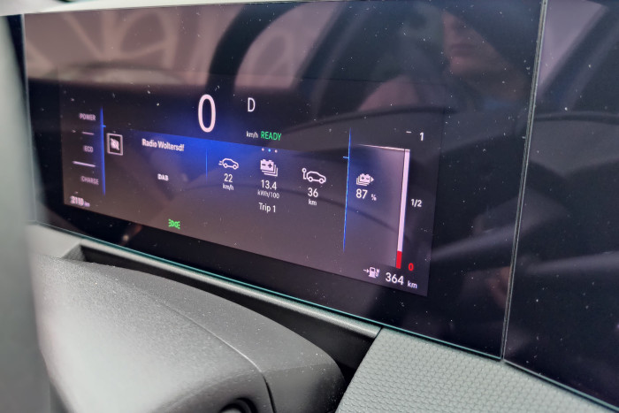 Die Anzeigen im Fahrerdisplay lassen sich je nach Bedarf verändern. (Foto: Martin Wolf/Golem.de)
