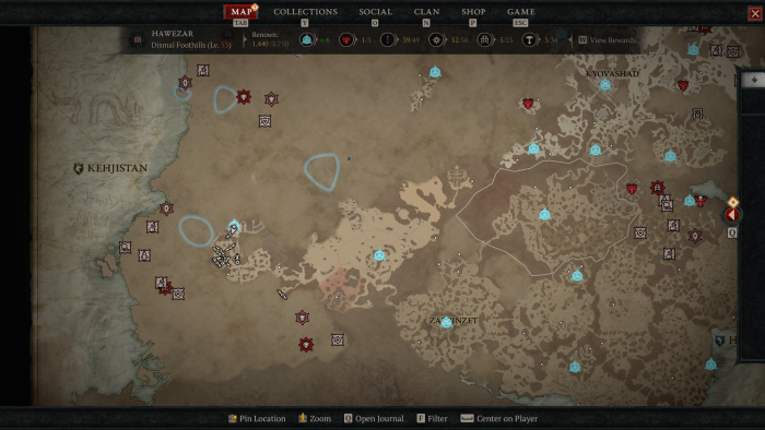 Viele Kopfgelder auf der Karte (Bild: Oliver Nickel/Golem.de)