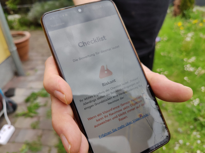 Die Bewertung der App für unseren Garten. (Bild: Martin Wolf/Golem.de)
