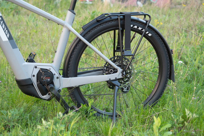 Der Motor Performance Line CX von Bosch harmoniert mit der elektronischen 12-Gang-Schaltung. (Bild: Martin Wolf/Golem.de)