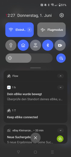 Der Alarm meldet per App, wenn das Rad bewegt wurde. Er gibt aber auch ein deutliches Tonsignal am E-Bike selbst ab. (Bild: Martin Wolf/Golem.de)
