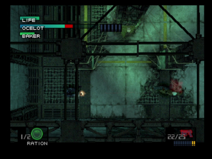 Volltreffer: Beim Kampf gegen Revolver Ocelot muss man sowohl Geduld als auch ein gutes Zielverm&ouml;gen beweisen. (Bild: Konami/Screenshot: Medienagentur Plassma)