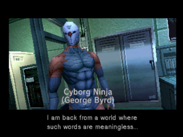 Filmatmosph&auml;re pur: Sobald das Spiel einen neuen Charakter eingef&uuml;hrt, wird sowohl der Name der Figur als auch der des Synchronsprechers angezeigt. (Bild: Konami/Screenshot: Medienagentur Plassma)