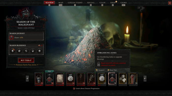 Wir schalten diverse Cosmetics frei. (Screenshot: Oliver Nickel/Golem.de)