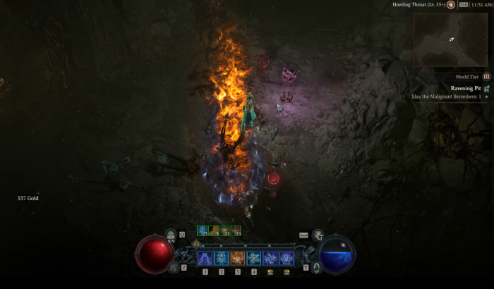 Und dann m&uuml;ssen wir sie auch noch doppelt besiegen. (Screenshot: Oliver Nickel/Golem.de)