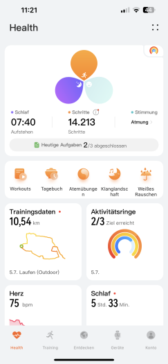 Die Startseite der App. (Bild: Huawei/Screenshot: Golem.de)
