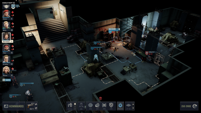 Besonders in Innenräumen wird es schnell unübersichtlich. (Bild: THQ Nordic/Screenshot: Golem.de)