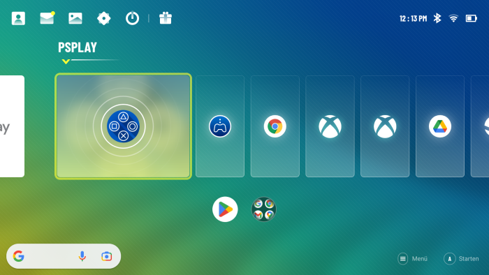 Die beiden Apps f&uuml;r die Playstation stammen aus dem Google Play Store. (Bild: Logitech/Screenshot: Golem.de)