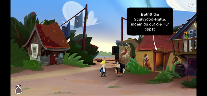 Zum Einstieg wird die Bedienung erklärt. (Bild: Devolver Digital/Screenshot: Golem.de)