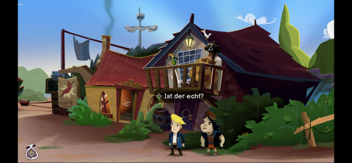 Hier sehen wir die Bedienung per Gamepad. (Bild: Devolver Digital/Screenshot: Golem.de)