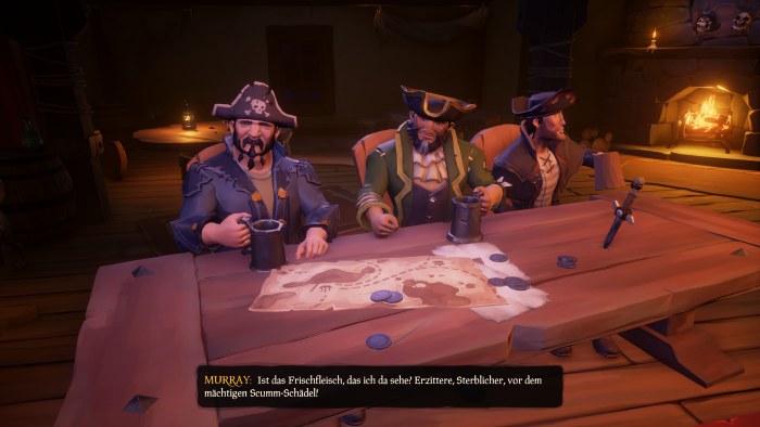 Die drei Freibeuter kennen wir auch schon aus Monkey Island. (Bild: Microsoft/Screenshot: Golem.de)