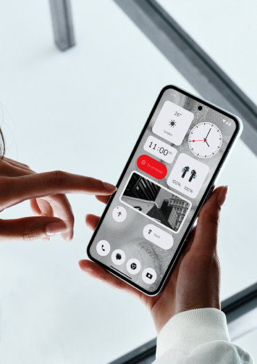 Nothing hat eine Reihe von Widgets und Icons entworfen. (Bild: Nothing)