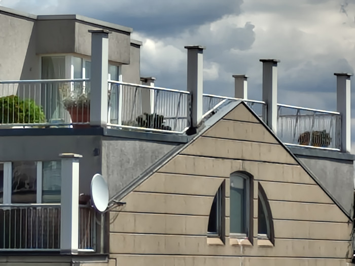 Bei maximal m&ouml;glicher zehnfacher digitaler Vergr&ouml;&szlig;erung ist die Bildqualit&auml;t nicht mehr besonders gut. (Bild: Tobias K&ouml;ltzsch/Golem.de)