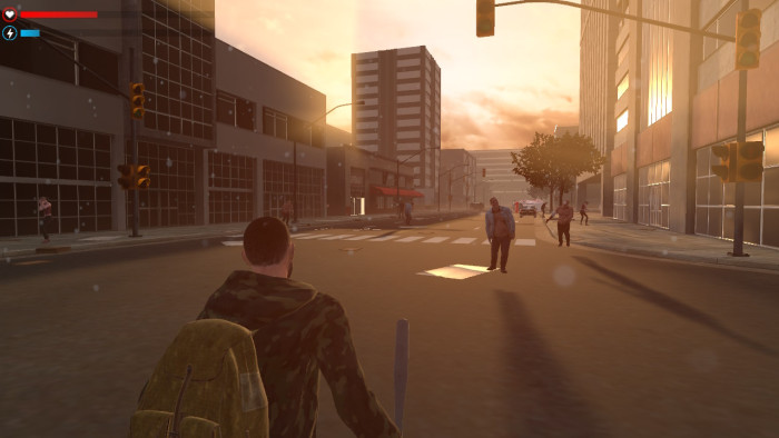 Den Zombies k&ouml;nnen wir meist ausweichen. (Bild: VG Games/Screenshot: Golem.de)