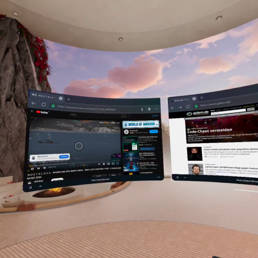 Dann sind wir in der normalen Oberfläche von Meta. (Bild: Martin Wolf/Golem.de)