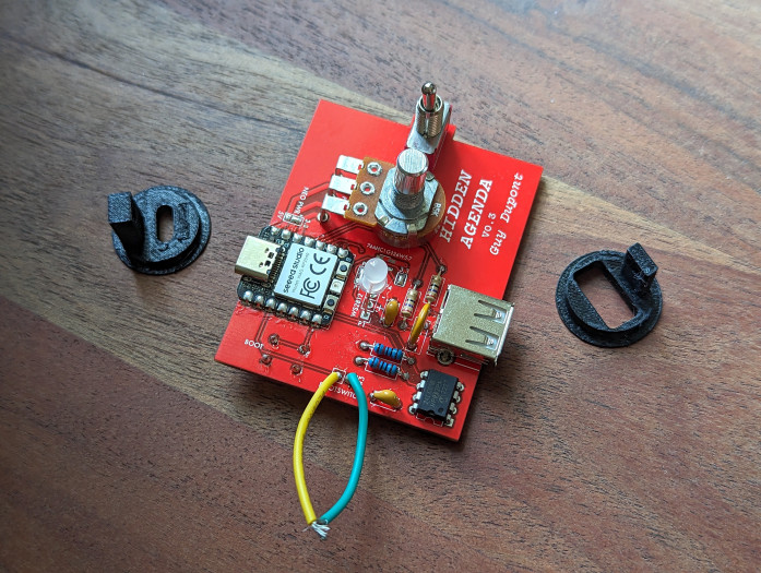 Die Platine des Hidden Agenda (Bild: Guy Dupont)