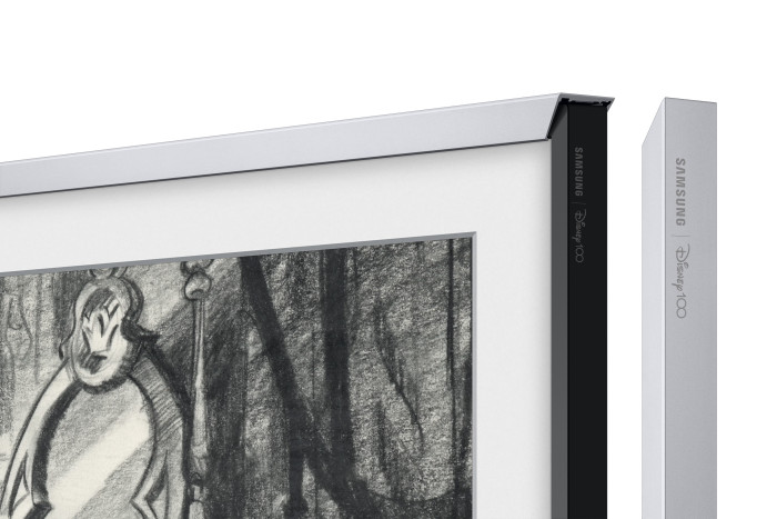 Der Rahmen hat eine spezielle Gravur. (Bild: Samsung)