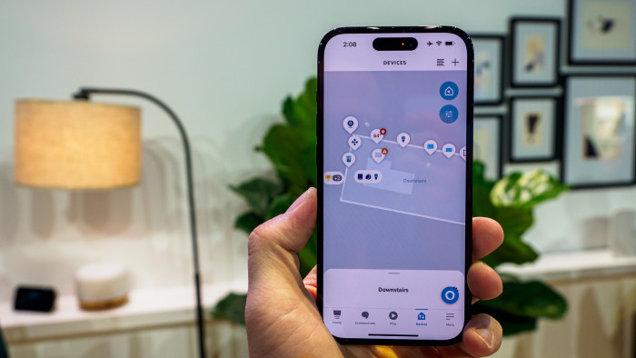 Map View heißt eine interaktive Grundrissfunktion, in der man bald Smart-Home-Geräte in der Alexa-App identifizieren und steuern kann. (Bild: Berti Kolbow-Lehradt)